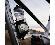 Lezyne Flow Cage SL-L vandens butelio narvelis - baltas, kairėje pusėje