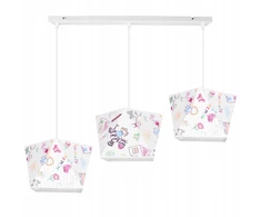 Pakabinamas šviestuvas Light Home LAMPA Sufitowa WISZĄCA Żyrandol Dziecięca ABAŻUR