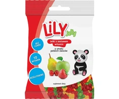 LiLY Jelly drebučiai su lenkiškų vaisių skonio vitaminų rinkiniu 80 g