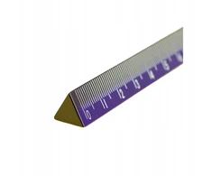 Linijka plastikowa trójkątna Milan - 15cm