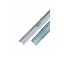 Linijka su laikikliu Leniar 15 cm metal anodowane aliuminio do rysowania