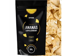 Liofilizuoti ananasų vaisiai 100 g Traškūs Švieži Be priedų Vaisiai HiFood