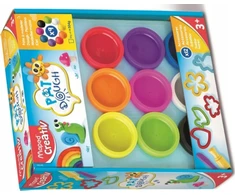 Lipdymo masės rinkinys su priedais Maped Pat´Dough, 9x56 g