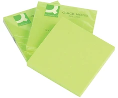 Office Products Lip.lapeliai 76x76/100 OFFp, neon žali