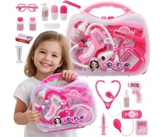 LITTLE DOCTOR DOCTOR RINKINYS DĖŽUTĖJE GYDYTOJAS LAGAMINIS ŠVIESOS GARSAS