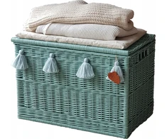 Little Dreams KREPŠELIS BAIGŽNĖ WICKER KRŪTINĖS MĖTINĖ ŽYMĖ