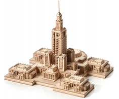 Little Story Medinis 3D galvosūkis Varšuvos kultūros ir mokslo architektūros rūmų modelis