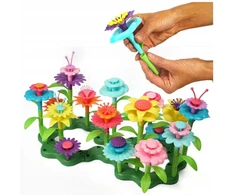 Littlekingdom Blokai Gėlės Sodo statyba Creative Gėlės Pieva 135 vnt 3+