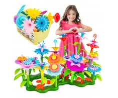 Littlekingdom Blokai Gėlės Sodo statyba Creative Gėlės Pieva 135 vnt 3+