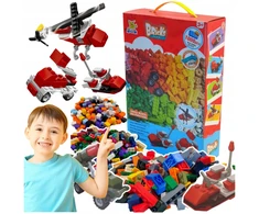 Littlekingdom Statybinės plytos PRIEŠGAISRINĖS TARNYBOS greitosios pagalbos automobiliai didelė pakuotė 1000 EL