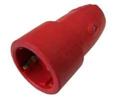 Lizdas N&amp;L, IP20, 16A, 250V, guminis, geltonos sp.