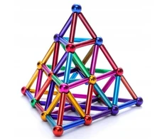 LOGIC MAGNETINIAI BLOKAI 3D NEOCUBE XXL KAMULIAI 8mm 126vnt magnetinis žaislas