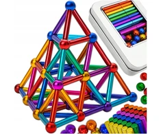 LOGIC NEOCUBE MAGNETINIAI BLOKAI VAVORYKŠTĖS KAMULIŲ RINKINYS XXL 126 Vnt.