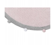 Lorena Canals Skalbiamas medvilninis kilimas Bubbly Soft Rožinė 120 cm