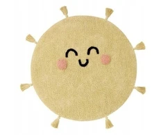 Lorena Canals Skalbiamas medvilninis kilimas You're My Sunshine Ø100cm