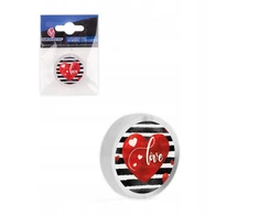 Love širdies apskritimo LED lempa