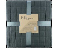 Lovos užtiesalas ELDORADO HOME, t. pilkos sp., 220 x 240 cm, 100% poliesterio