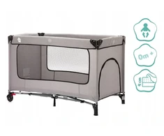 Lovytė kelionėms Comfort, šviesiai pilka Fillikid