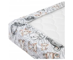 Lovytės paklodė 140x70 cm su elastine čiužinio juostele Cotton HOBBY Kids