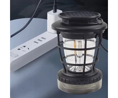 LTC SOLAR CAMPING LAMP GARDEN GARLAND LED USB DUSK JUDĖJIMO JETUVAS