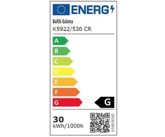 Lubinis šviestuvas Lubinis LED šviestuvas BALTIK GAISMA, 60 W, 2000 - 4200 lm, Ø53 cm, su pultu
