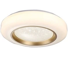 Lubinis šviestuvas Lubinis LED šviestuvas BALTIK GAISMA, 60 W, 3000-6000 K, 2250-4500 lm, baltos sp., ø50 cm, su pultu