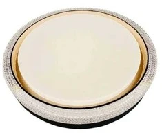 Lubinis šviestuvas Lubinis LED šviestuvas BALTIK GAISMA, 60 W, 3000-6000 K, 2250-4500 lm, baltos sp., ø50 cm, su pultu