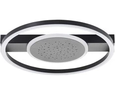 Lubinis šviestuvas Lubinis LED šviestuvas BRILLIANT RENO, 26W,2400 lm,3000K, juodos sp., 6,5 x 39,5 x 39,5 cm