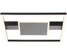 Lubinis šviestuvas Lubinis LED šviestuvas BRILLIANT RENO, 30W,3500 lm,3000K, juodos sp., 6,5 x 44,5 x 44,5 cm