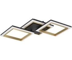 Lubinis šviestuvas Lubinis LED šviestuvas EGLO CALLIERA, 20 W, 2500 lm, 4000 K, juodos/aukso sp, 31x59,5x9cm