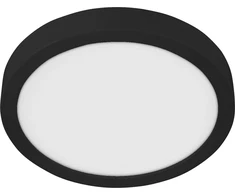 Lubinis šviestuvas Lubinis LED šviestuvas EGLO IDUN-E, 24 W, 2400 lm, 4000 K, juodos sp, Ø30 x 3,4 cm