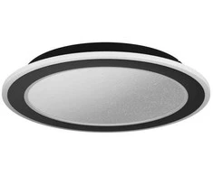 Lubinis šviestuvas Lubinis LED šviestuvas EGLO MACCHIONI, 24W, 2700-6500K, 2400lm, juodos sp., Ø38cm su pultu