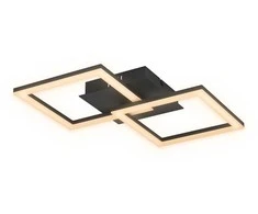 Lubinis šviestuvas Lubinis LED šviestuvas EGLO RGBIC PLAFONIERA, 2x9,8W,RGB,2100 lm, 525x310x80 mm, su pultu