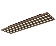 Lubinis šviestuvas Lubinis LED šviestuvas GLOBO HAYDEN, 30W, 3000K, 3100lm, medžio/juodos sp 80 x 20 x 5 cm