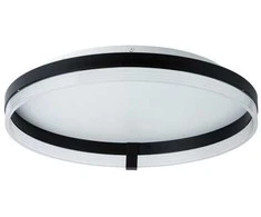 Lubinis šviestuvas 32W LED paviršinis šviestuvas CIRCLE, juodas, 3000/4000/6500K