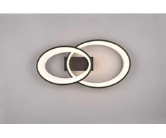 Lubinis šviestuvas Lubinis LED šviestuvas REALITY Malaga, 24W, 3000K, 2000lm, juodos sp., 30 x 57 x 8 cm