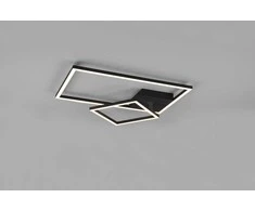 Lubinis šviestuvas Lubinis LED šviestuvas REALITY PADELLA, 25 W, 3000 lm 3000 K, DIM, juodos sp, 63x37x7cm