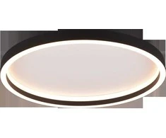Lubinis šviestuvas Lubinis LED šviestuvas REALITY Rotonda, 20W, 3000 K, 2600 lm, juodos sp., ø35 x 5 cm