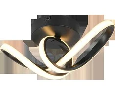 Lubinis šviestuvas Lubinis LED šviestuvas REALITY RUSA, 7W, 3000K, 900lm, juodos sp. 13,5x28x12cm