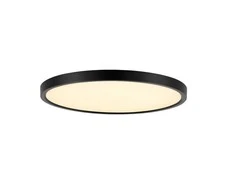 Lubinis šviestuvas Lubinis LED šviestuvas SPECTOR LIGHT 48W 3000K-6500K CCT 5700lm Ø40x3cm juodos sp su pultu