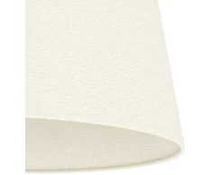 Lubinis šviestuvas EGLO FEBRES, 1xE27, 60W, juodos/baltos sp., Ø35cm, h25cm