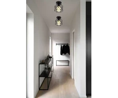 Lubinis šviestuvas G. LUX Wire, E27, GT-506-1C, juodos spalvos