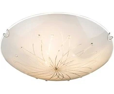 Lubinis šviestuvas GLOBO Calimero, 3 x E27, 60W, su stiklu, ø40 x 8 cm
