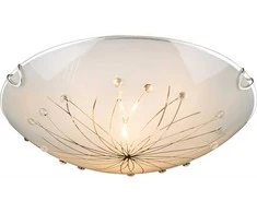 Lubinis šviestuvas GLOBO CALIMERO I, 2 x E27, 60W, su stiklu, ø30 x 6,5 cm