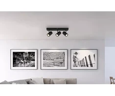 Lubinis šviestuvas Taškinis šviestuvas GLOBO JAMES, 3xGU10 max 3x25W metalas juodos sp 6x14,5x39cm