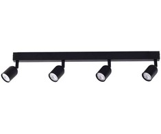 Lubinis šviestuvas TK LIGHTING TOP Juodas 4, 4xGU10 LED 10W