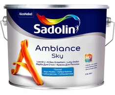 Lubų dažai SADOLIN AMBIANCE SKY, baltos sp., visiškai matiniai, 2,5 l