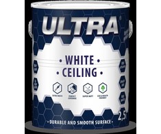 Lubų dažai ULTRA Ceiling, balti, 2,5 l