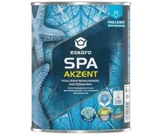 Eskaro Lubų ir sienų dažai drėgnom patalpom Akzent SPA 0.9l