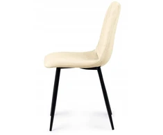 Lugano TRIO VELVET BEIGE minkšta kėdė